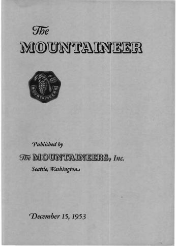 The Mountaineer 1953 cover
